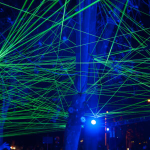 Laser light show texture