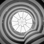 View of the Guggenheim Museum interior dome