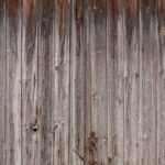 Lapsed wooden barn doors