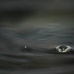 Abstract Flowing Water Effect and a Bubble