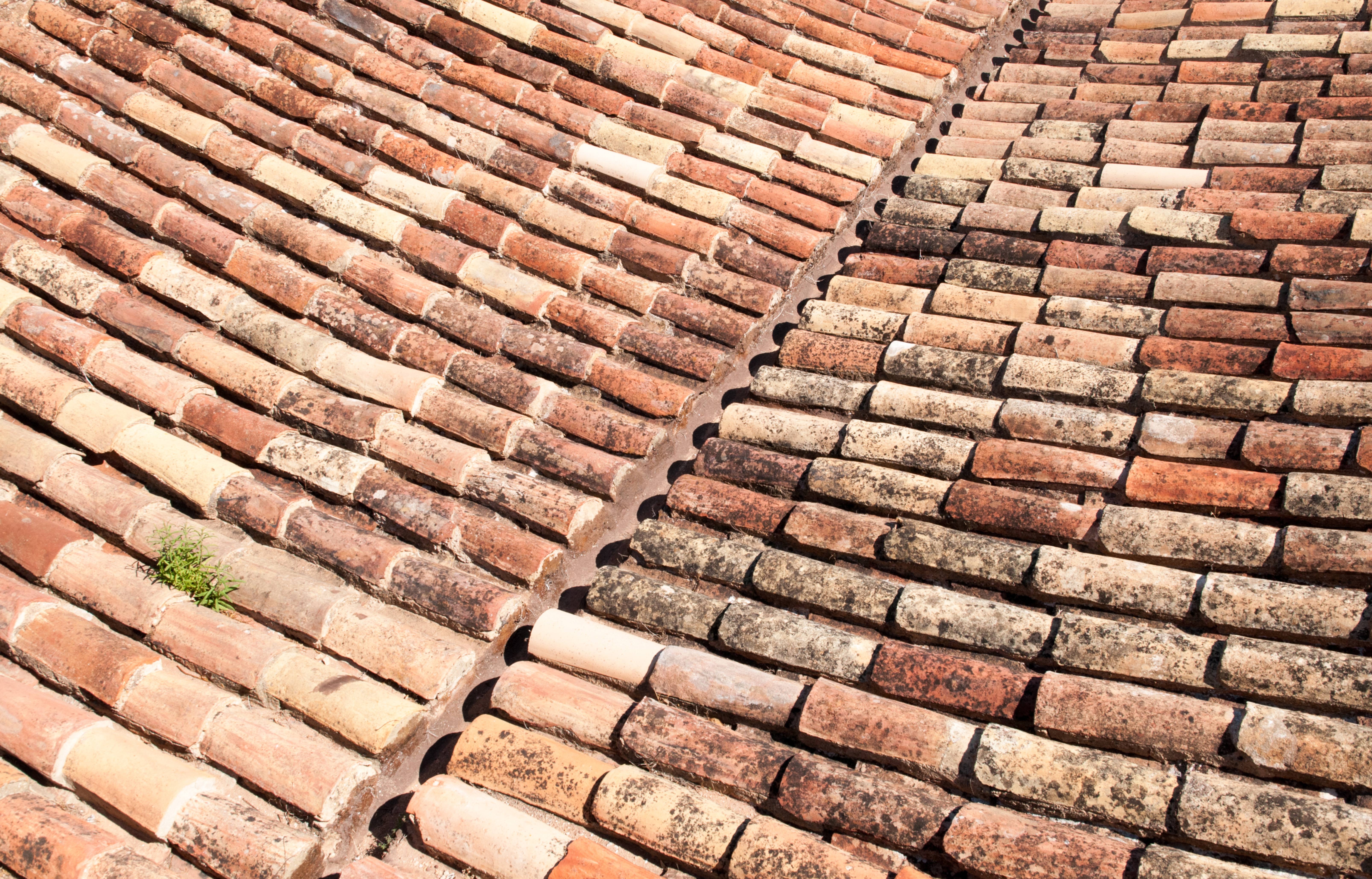 Ancient Roof Tiles Pattern