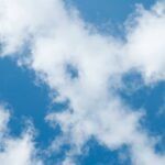 Blue Sky and Clouds Pattern