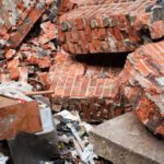 Bricks and debris
