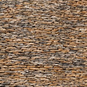 Clay stone roof pattern