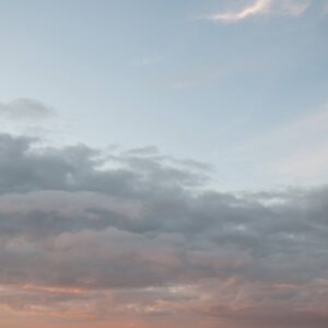 Cloudy and blue morning sky