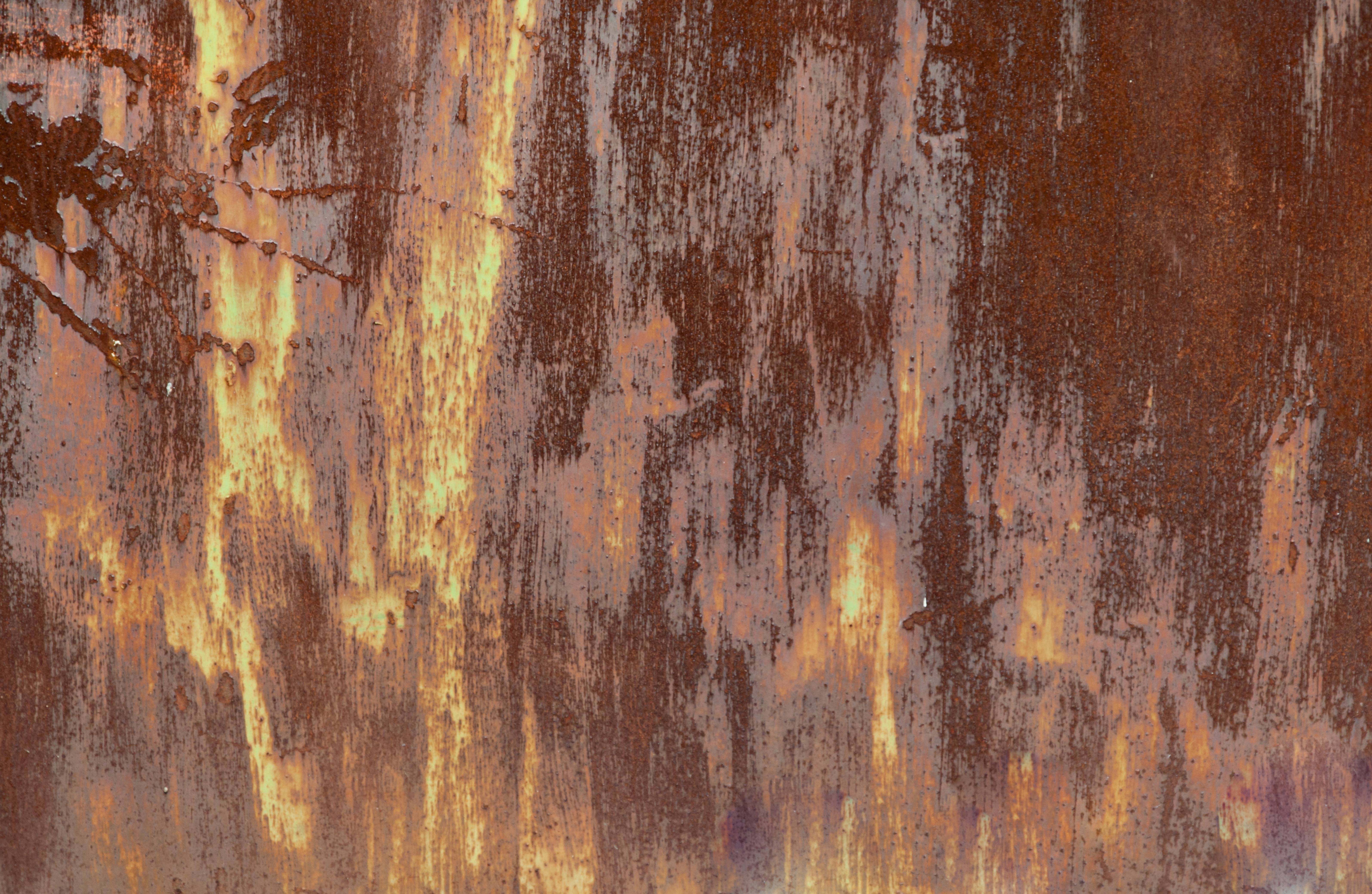 Eroded Rusty Metal Door