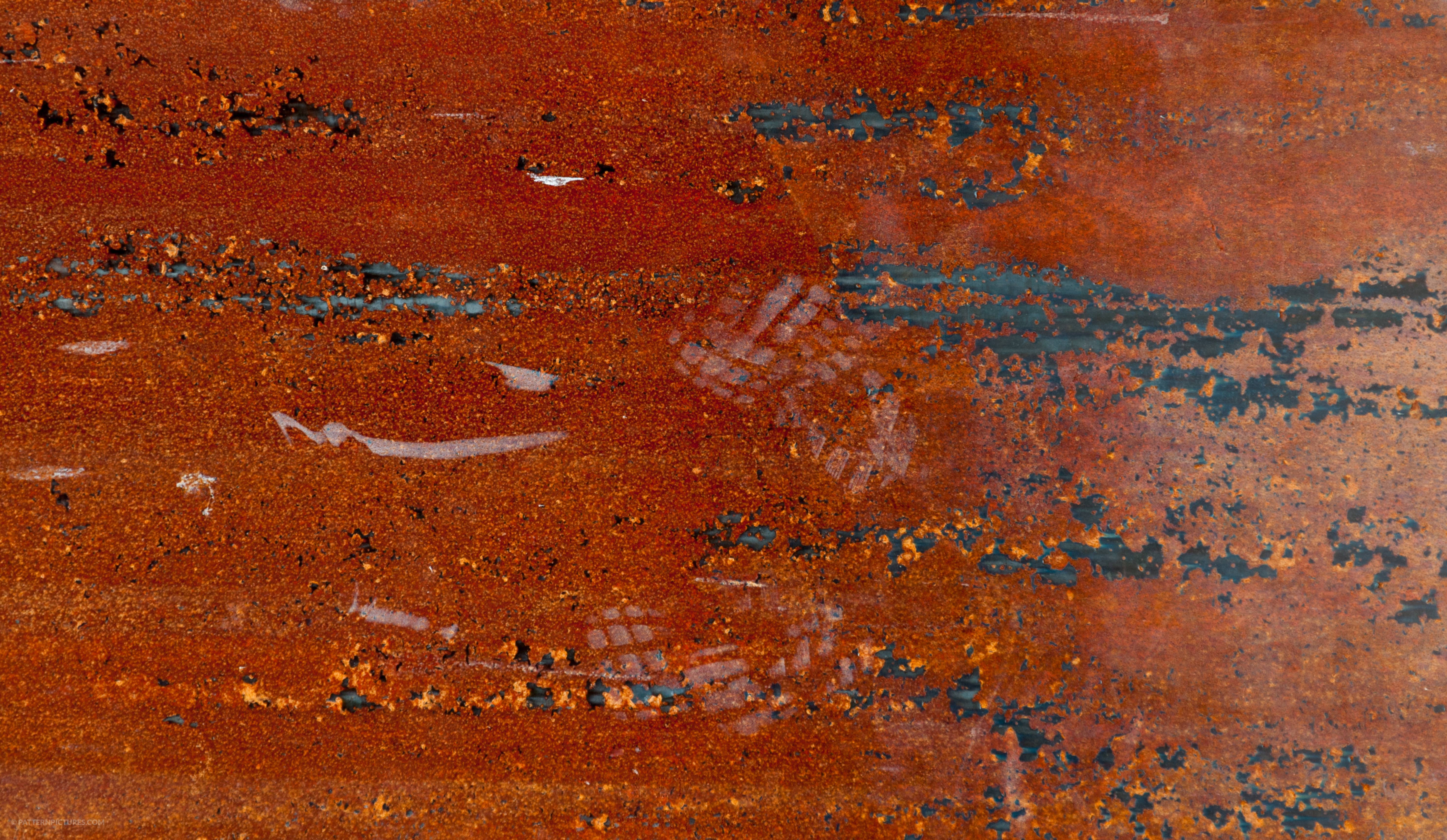 Eroded rusty metal surface free photo