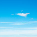 Extreme light blue sky