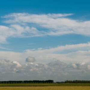 Layers of clouds landscape and sky