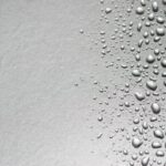 Liquid Drops Grey Background Gradient