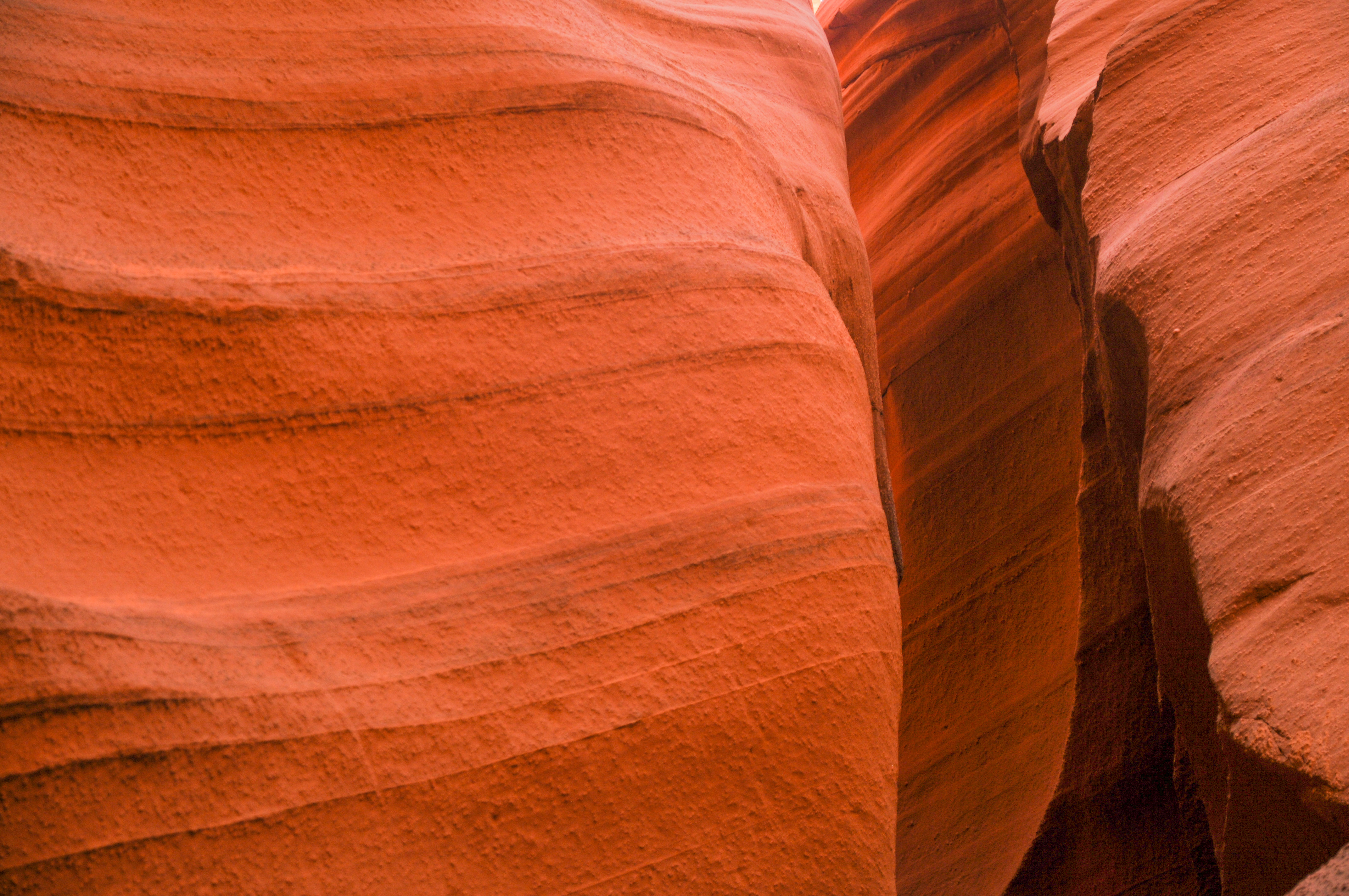Lower Antelope Canyon orange stone texture