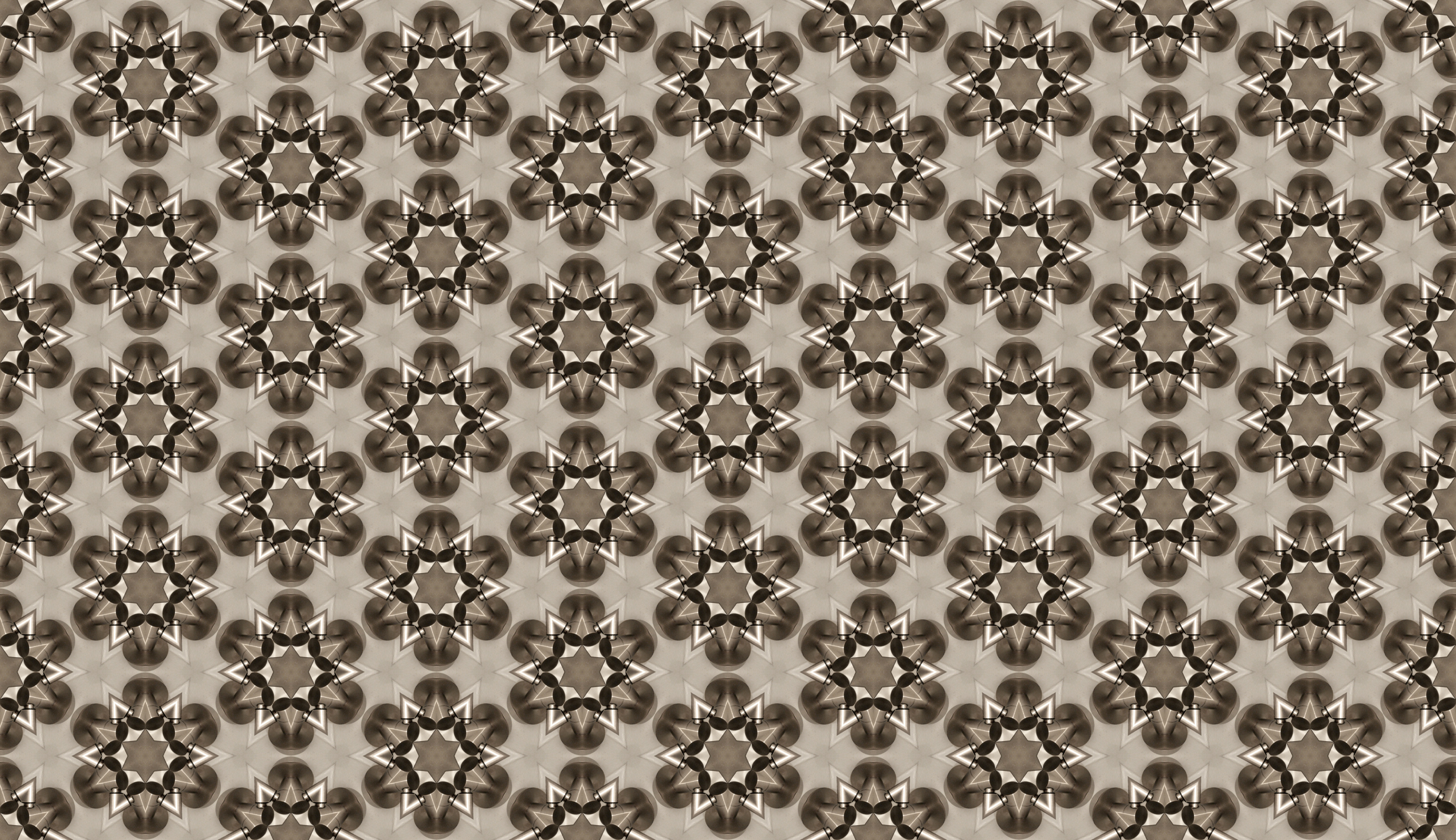 Mat Chrome Flower Wall seamless texture