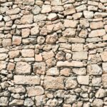 Medieval Stone Stacked Wall