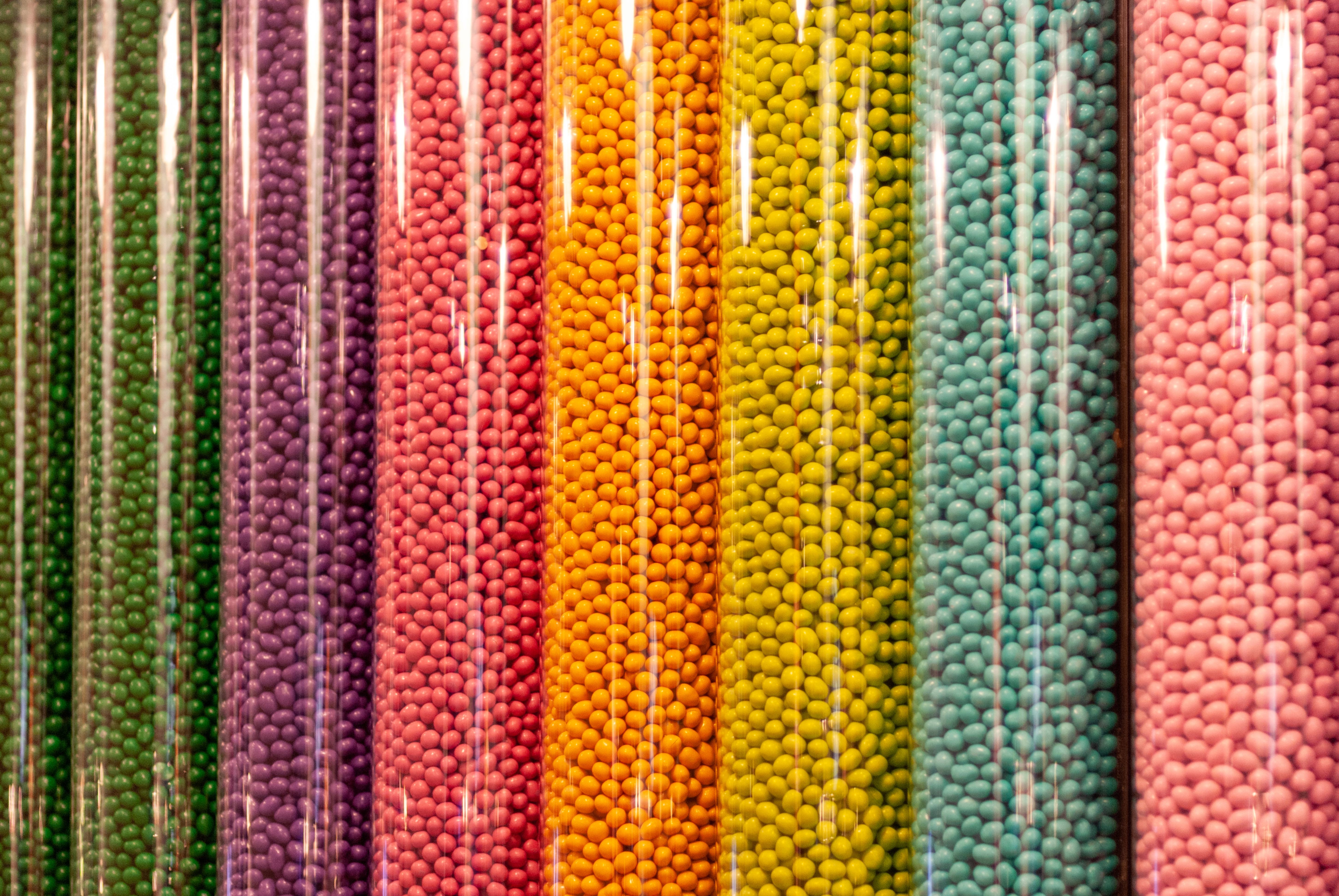 Mixed colours candies MMs