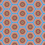 Multi color Coloring Pencils Circle Pattern