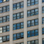 New York skyscraper repeating windows