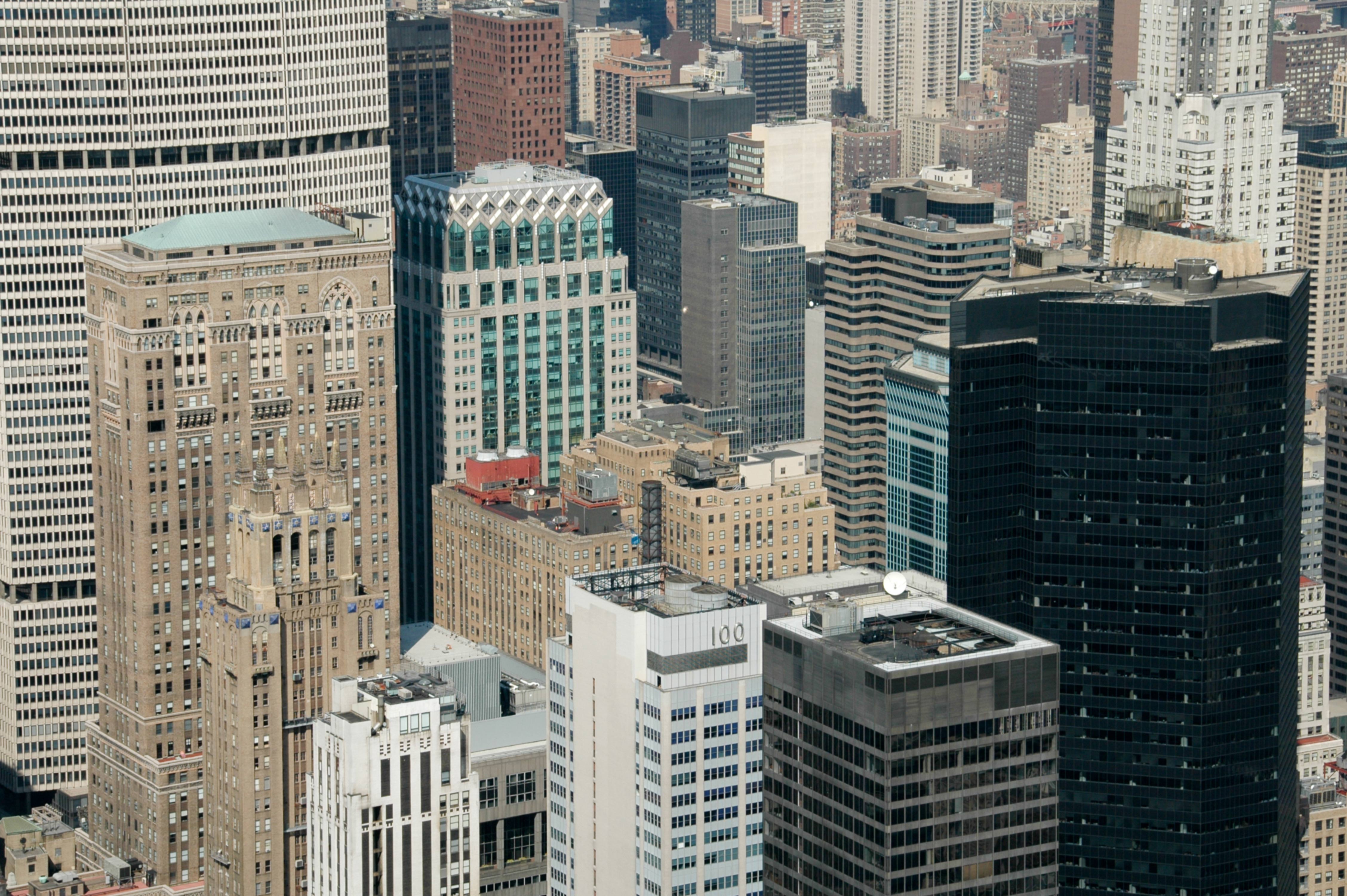 NY Concrete Jungle Seen From Empire State