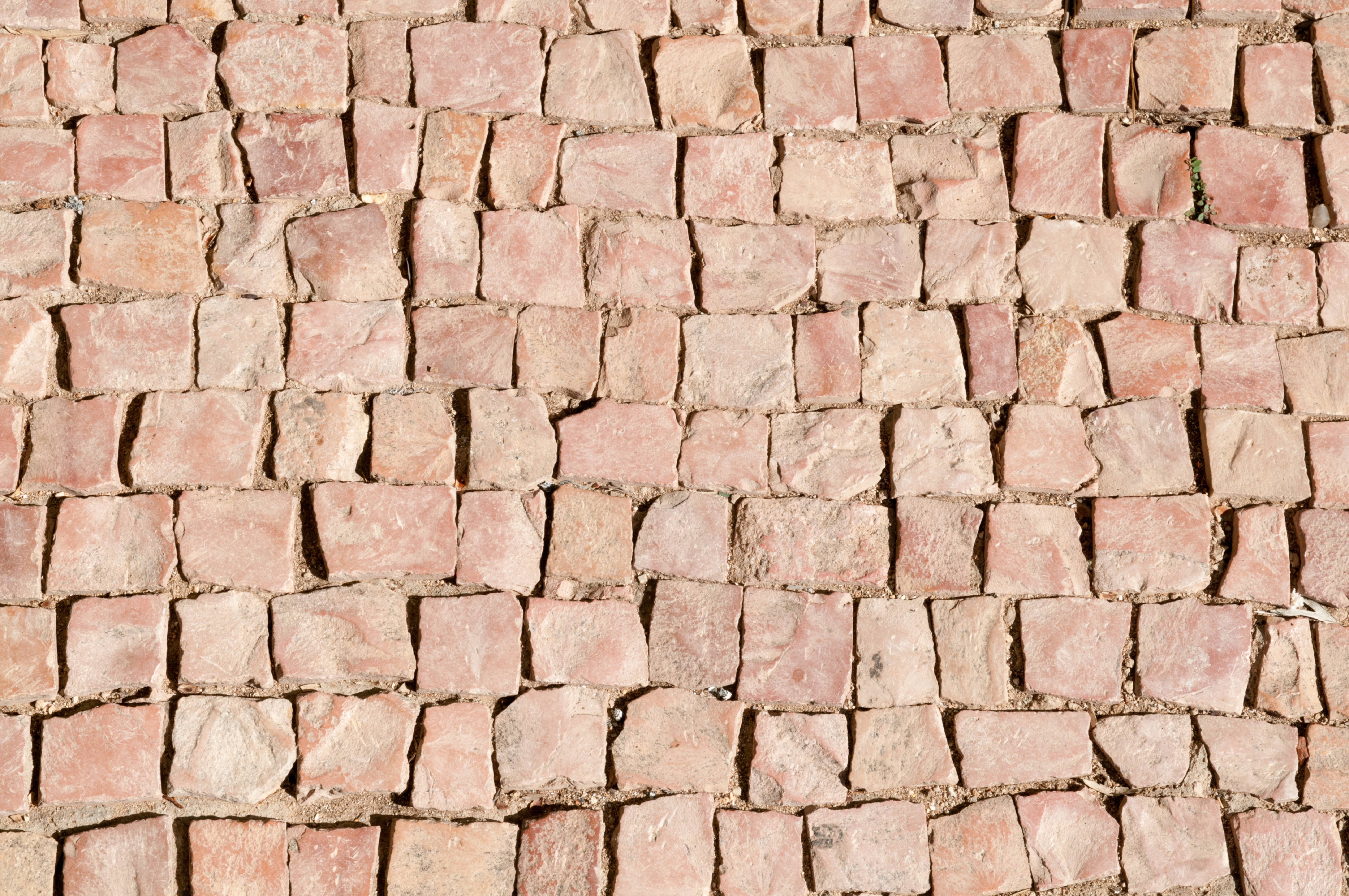 Square Red Bricks Street