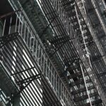 Black and White Fire Escapes