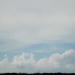 Panoramic clouds sky