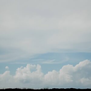 Panoramic clouds sky