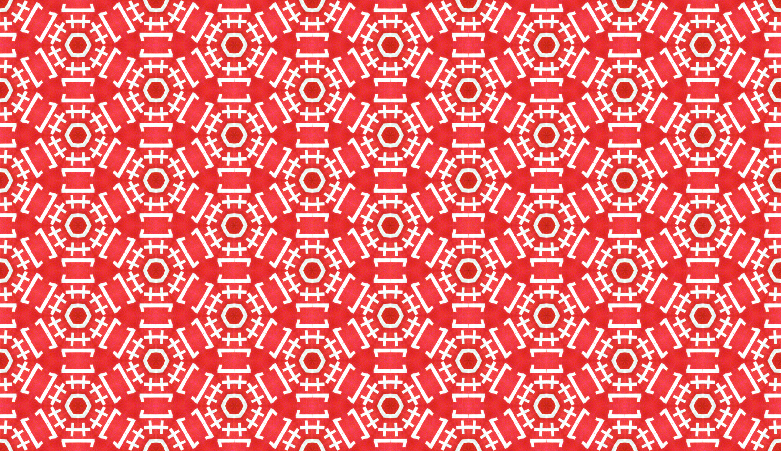 Red One Plus One Typographic seamless pattern
