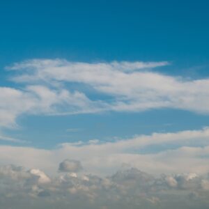 Sky with various cloud formations