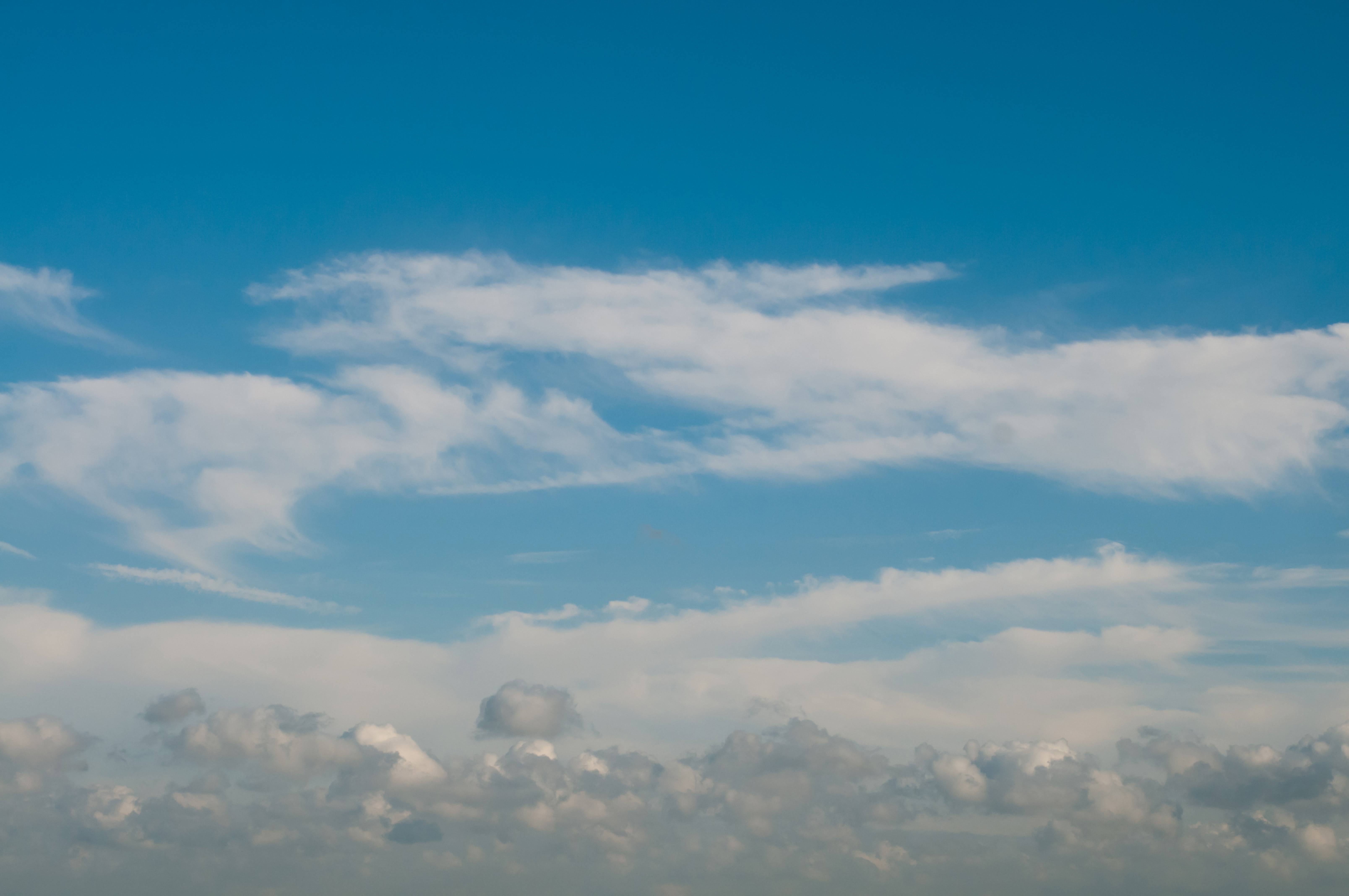 Sky with various cloud formations