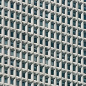 Skyscraper Windows Close-up Pattern