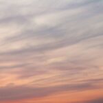 Soft Pastel Sunset Sky