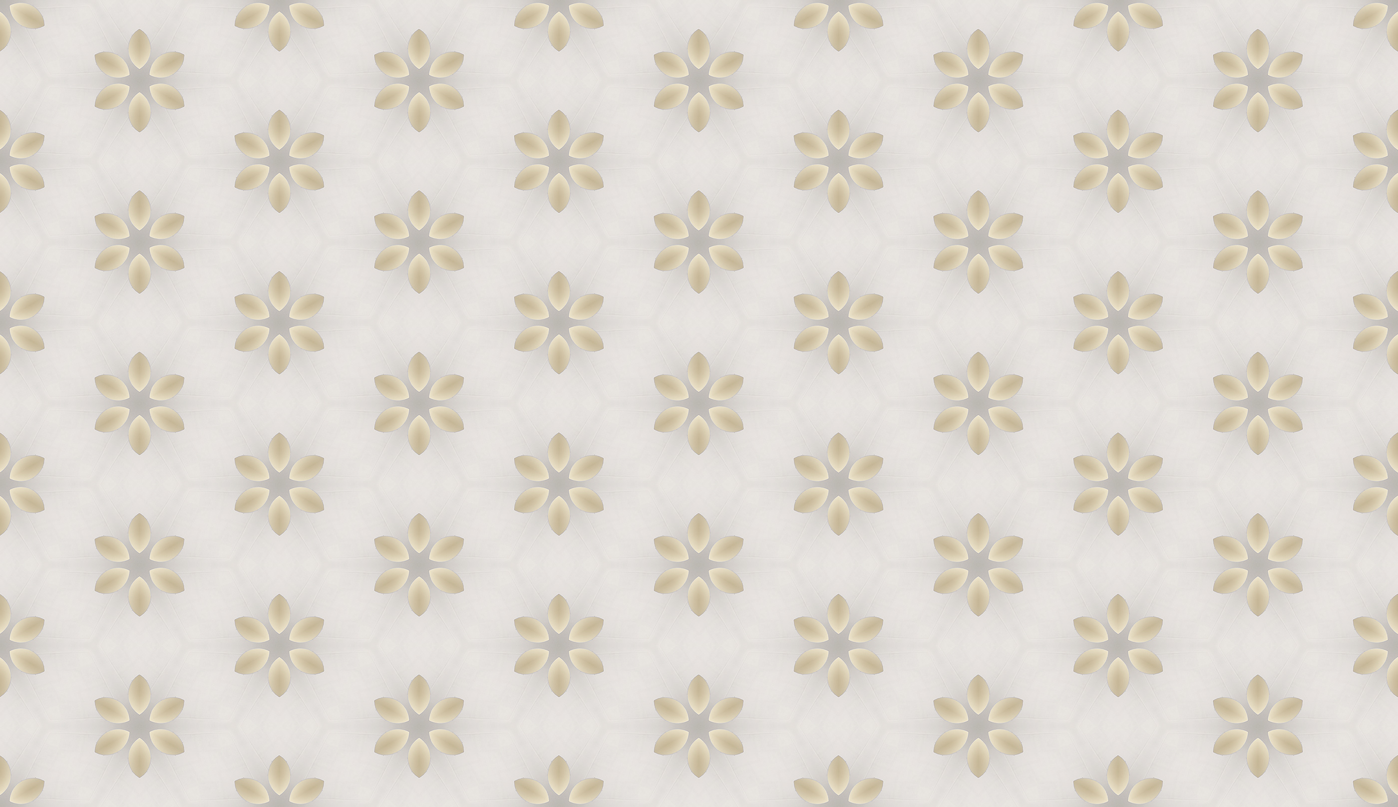Subtle light white flowers pattern