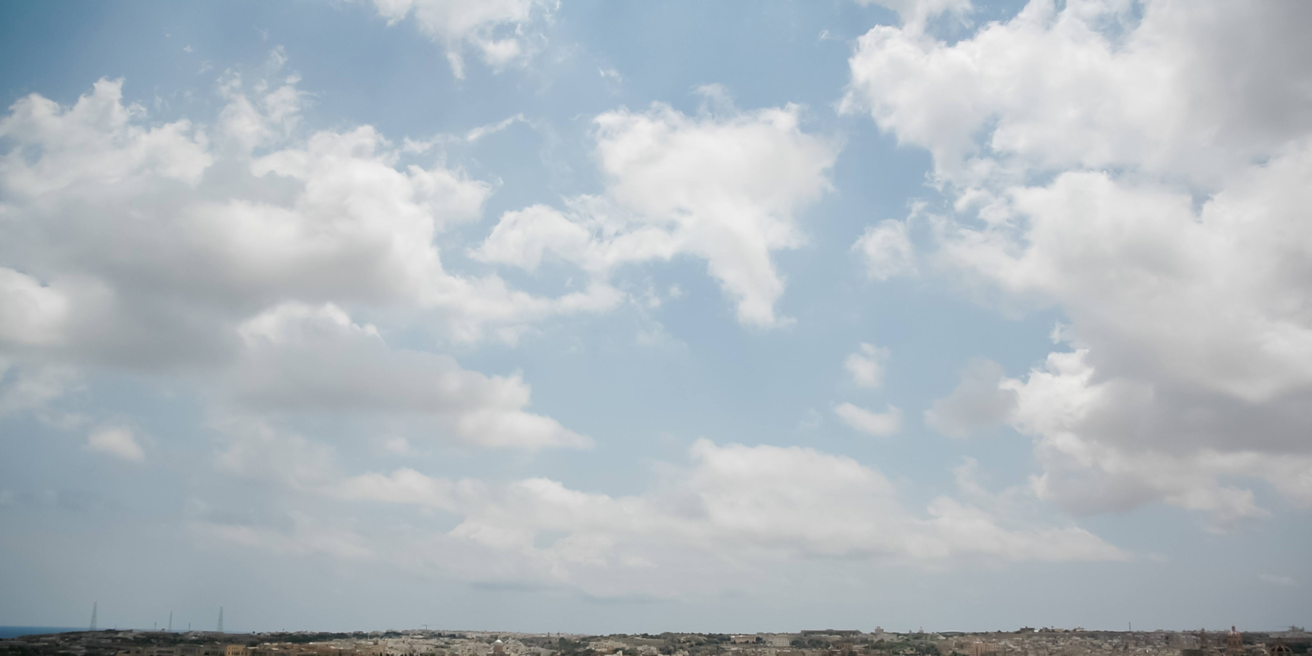 Sunny cloud formation