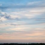 Thin layer of Clouds on Sundown