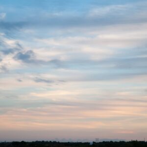 Thin layer of Clouds on Sundown