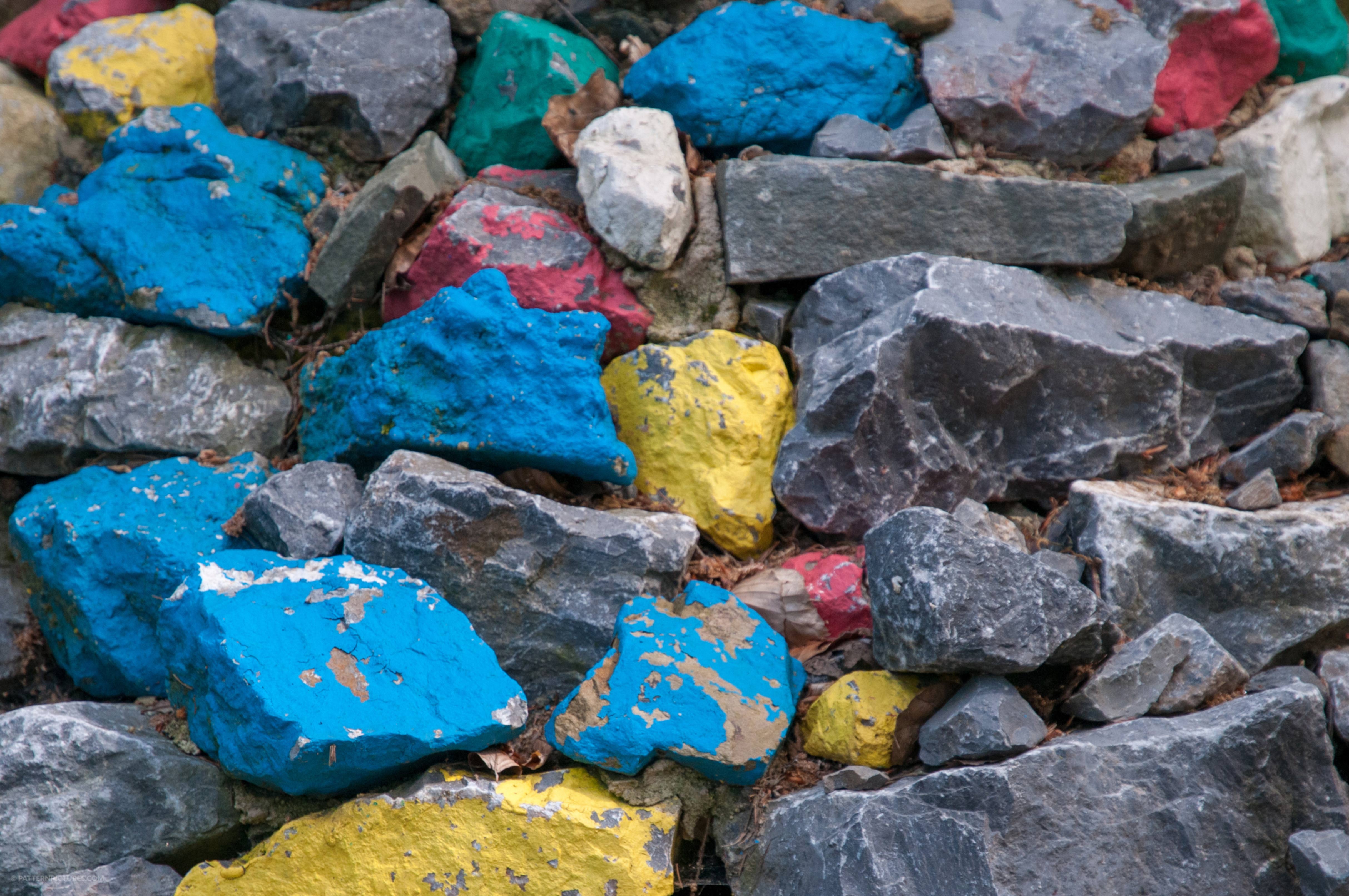 Tibetan colored stones texture