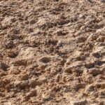 Trampled sand texture free photo