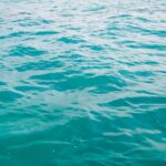 Tropical ocean water bondi blue