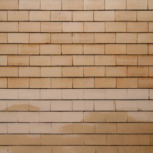Yellow stone bricks wall