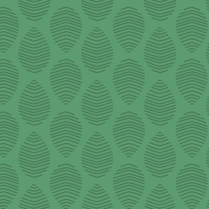 Green organic leaves pattern