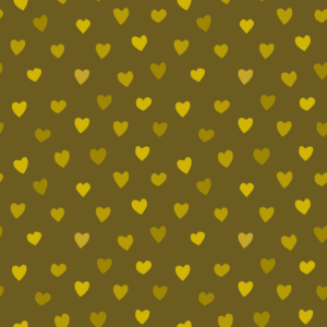 Hearts gold background seamless
