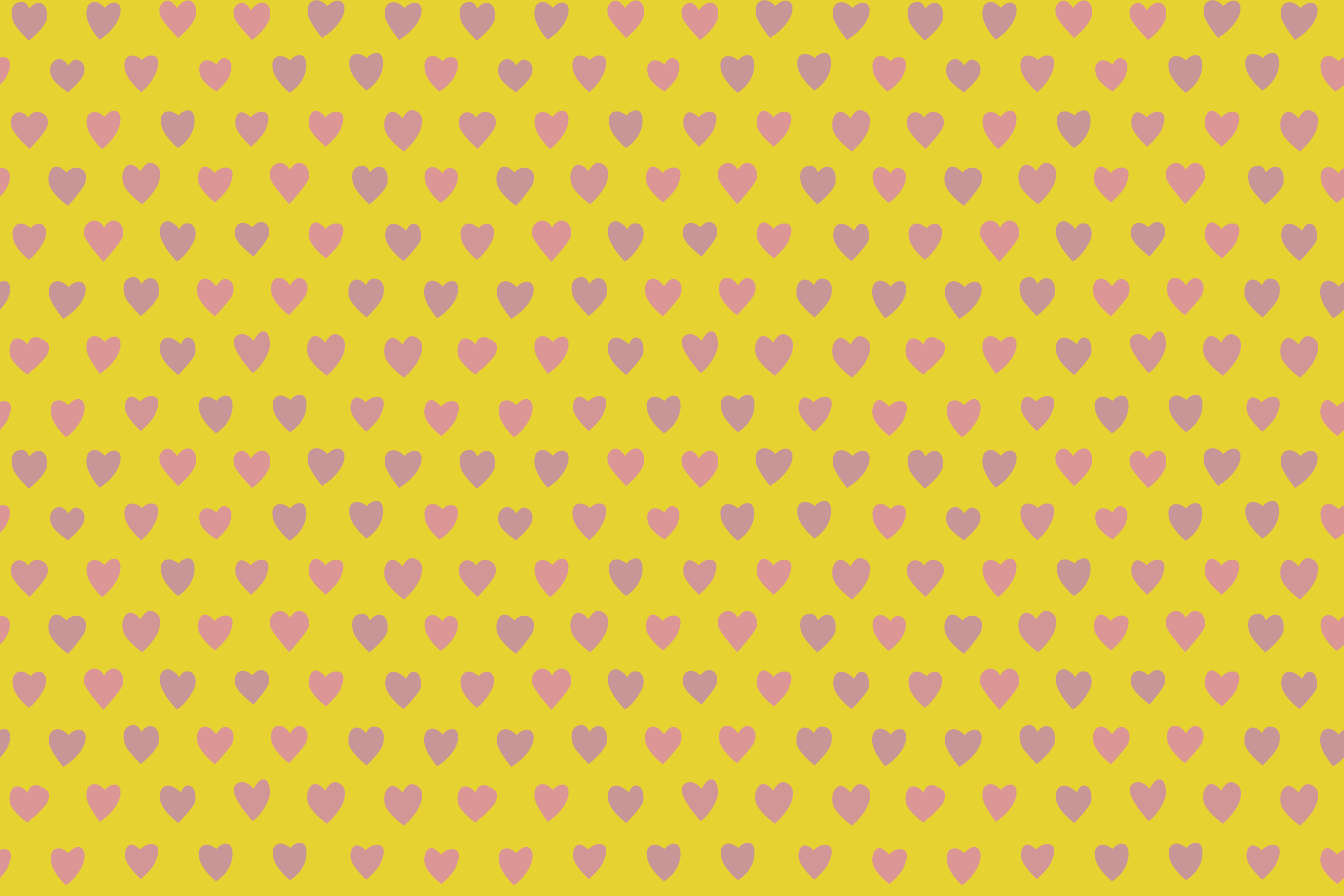 yellow background hearts-patternpictures-1912