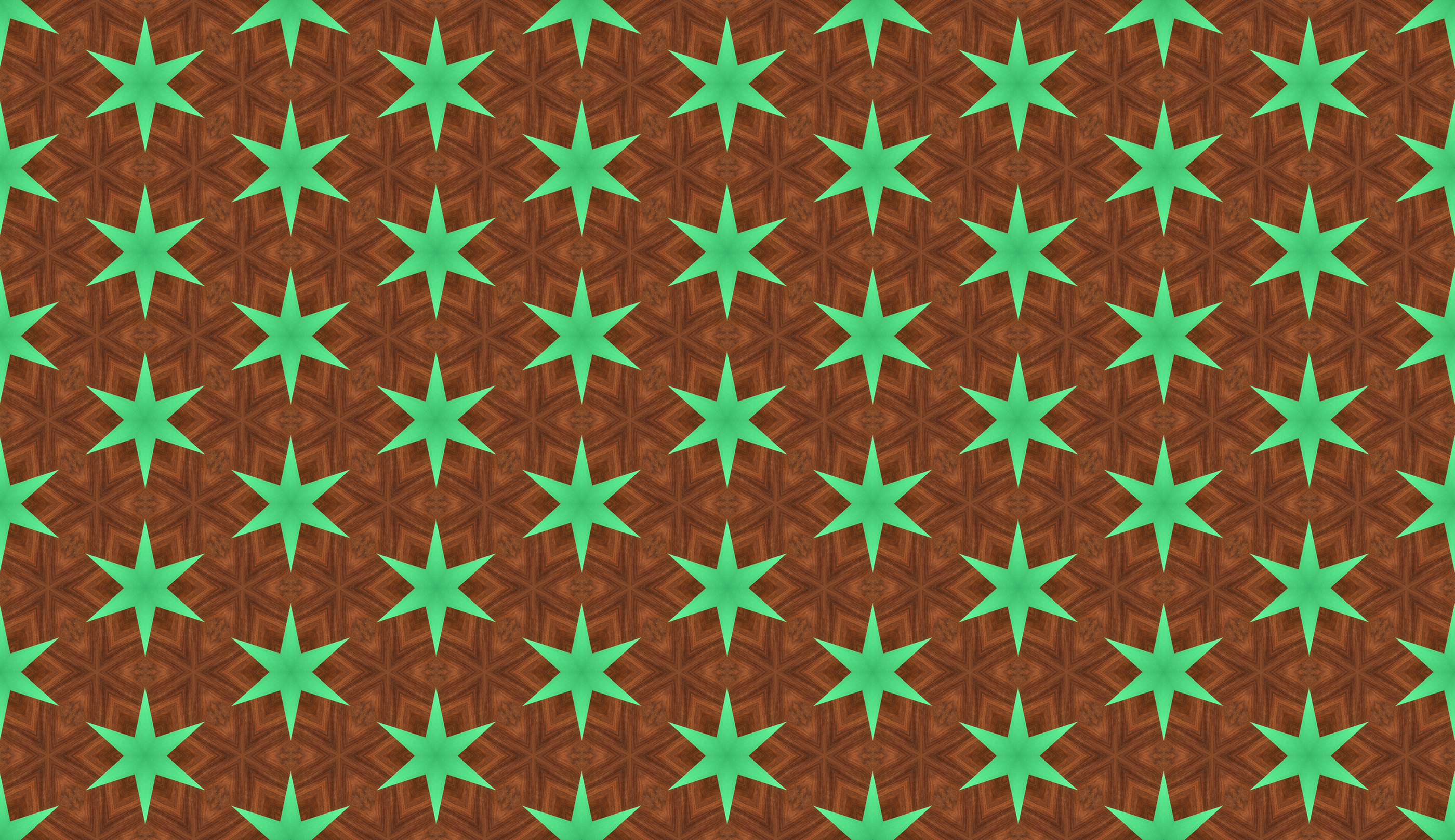 Green Paper Stars On Wood pattern pictures