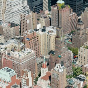 New York Skyscrapers Close-up