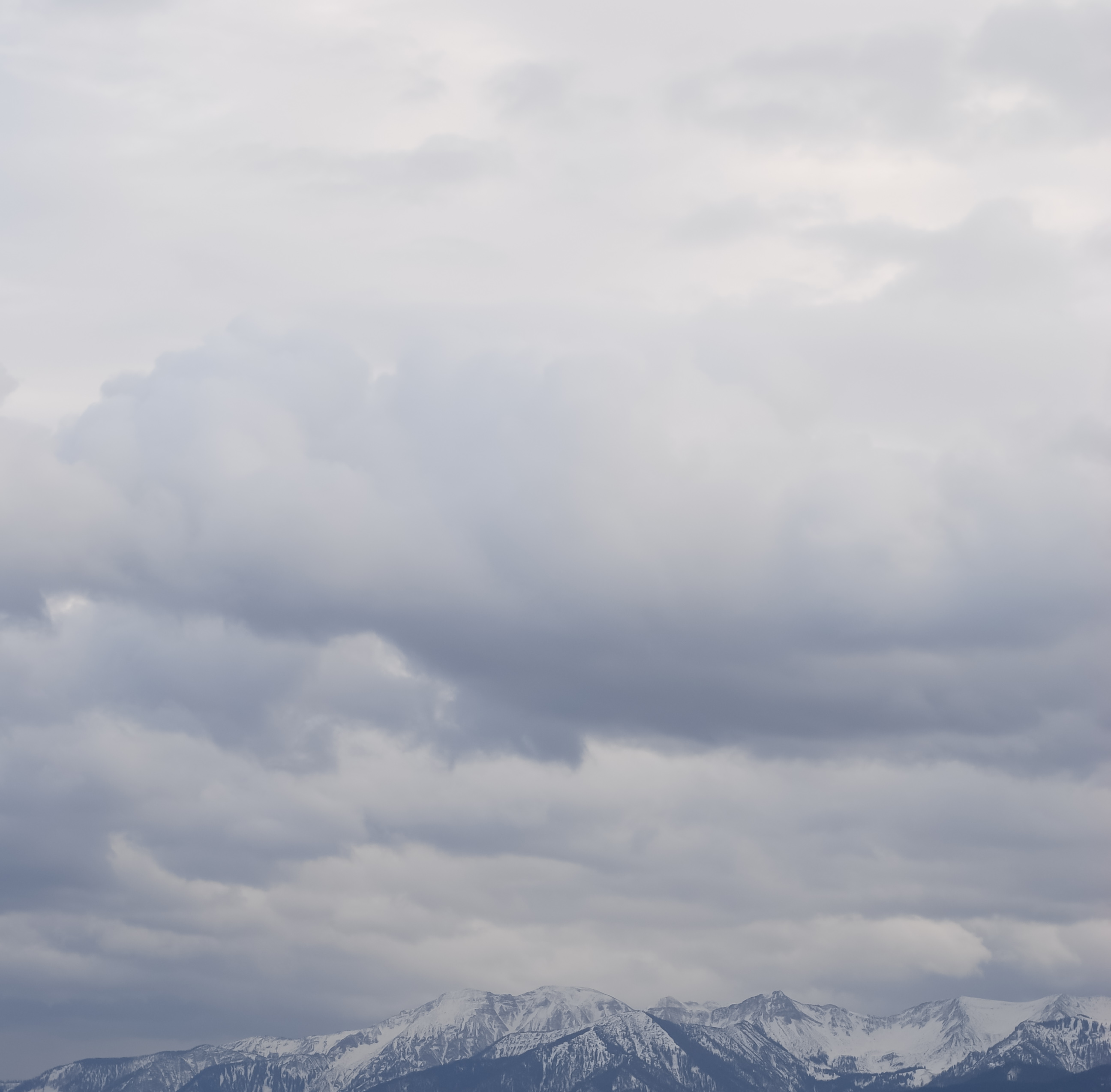 Big rainy mid-level clouds