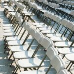 Long Lines of folding Chairs