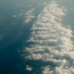 Rare sky view from a plane