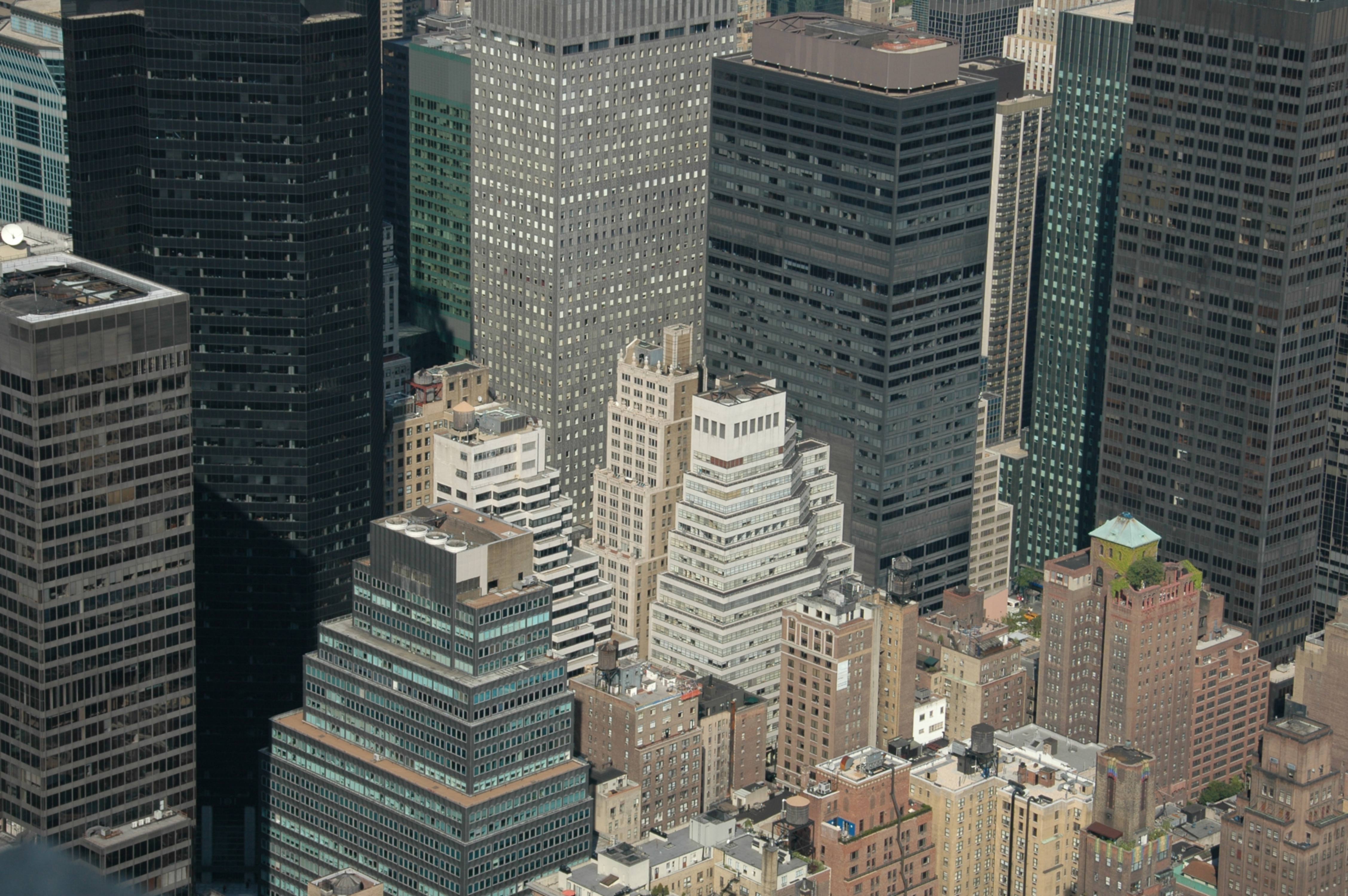 Skyscrapers New York Seen from Empire State