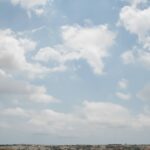 Light sunny cloud formations