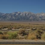 Sierra nevada road side view