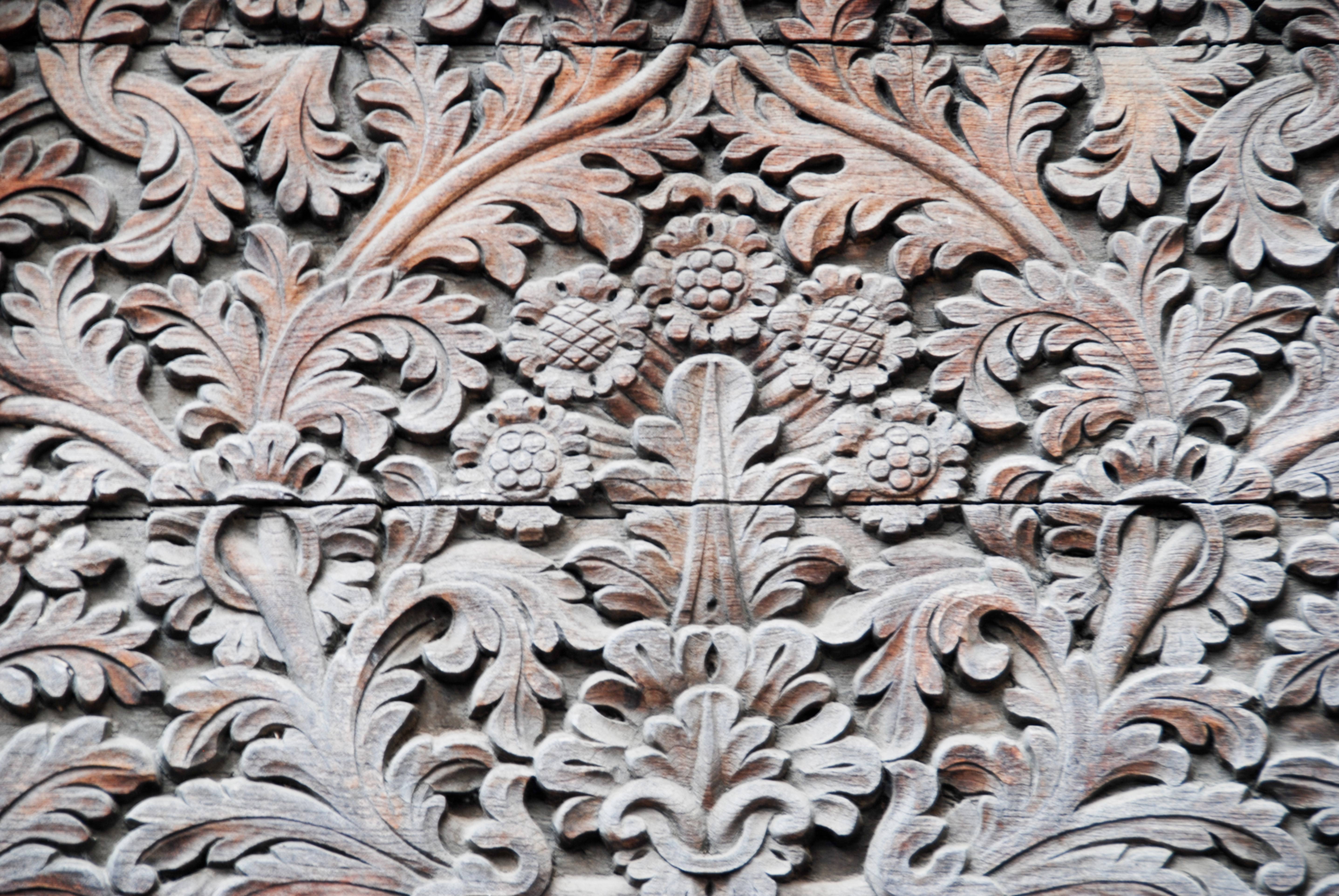 Carved Wooden Door